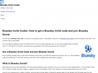 Blueskyinvitecode.org