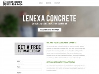 Lenexaconcrete.net