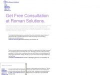 theromansolutions.com Thumbnail