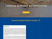 Canadianbasementwaterproofing.com