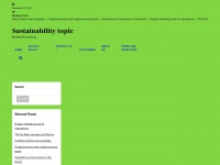 Sustainabilitytopic.com