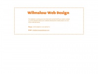 wilmslowwebdesign.com Thumbnail