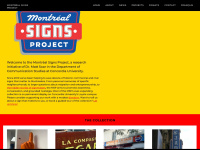 Montrealsignsproject.ca