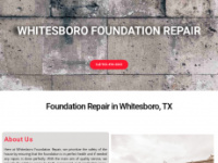 whitesborofoundationrepair.com Thumbnail