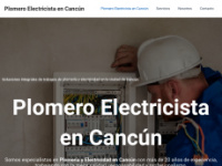 Plomeroelectricistacancun.com