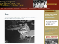 onehistoryprimary.org Thumbnail