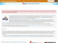 Fecalmetabolome.ca