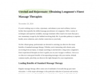 Massagetherapist742.bravejournal.net