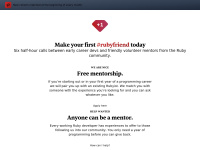 Firstrubyfriend.org