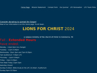 Lionsforchrist.org