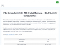 Psl2025schedule.pk