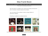 maxfrankmusic.com Thumbnail