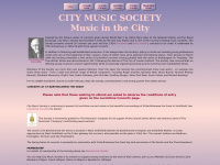 Citymusicsociety.org
