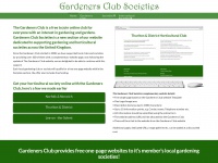 Gardenersclubsocieties.co.uk