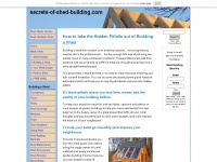 secrets-of-shed-building.com Thumbnail