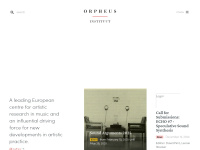 orpheusinstituut.be Thumbnail
