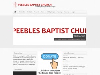 peeblesbaptistchurch.org Thumbnail