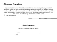 shearer-candles.com Thumbnail