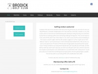 Brodickgolf.com
