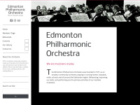 edmontonphilharmonic.com Thumbnail