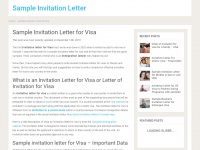 sampleinvitationletter.info Thumbnail