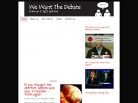 wewantthedebate.ca Thumbnail