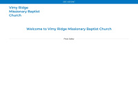vimyridgebaptist.com Thumbnail