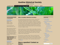 Gustinehistoricalsociety.org