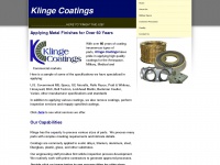 klingecoatings.com Thumbnail