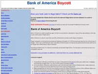 bankofamericaboycott.com Thumbnail