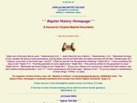 Baptisthistoryhomepage.com