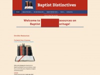 baptistdistinctives.org Thumbnail