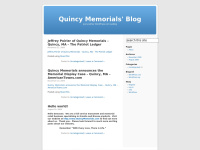 quincymemorials.wordpress.com Thumbnail