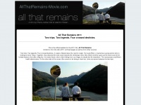 Allthatremains-movie.com