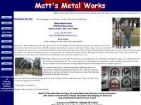 mattsmetalworks.com Thumbnail