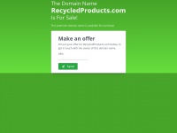 Recycledproducts.com