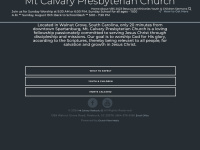 mtcalvary.org Thumbnail