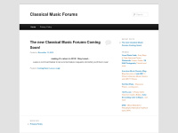 classicalmusicforums.com