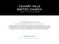 calvaryhillsbaptist.org Thumbnail