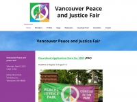 vancouverpeaceandjusticefair.org Thumbnail