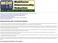 Multifactordimensionalityreduction.org