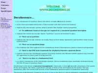 Decoherence.de