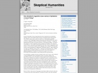 skepticalhumanities.com Thumbnail