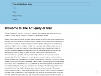 antiquityofman.com