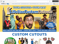 lifesizecustomcutouts.com Thumbnail