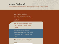 juniperwebcraft.com Thumbnail