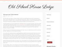 Oldschoolhouselodge.org.uk