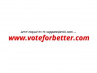 voteforbetter.com Thumbnail
