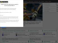 cricket-records.com Thumbnail