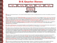B-kquarterhorses.com